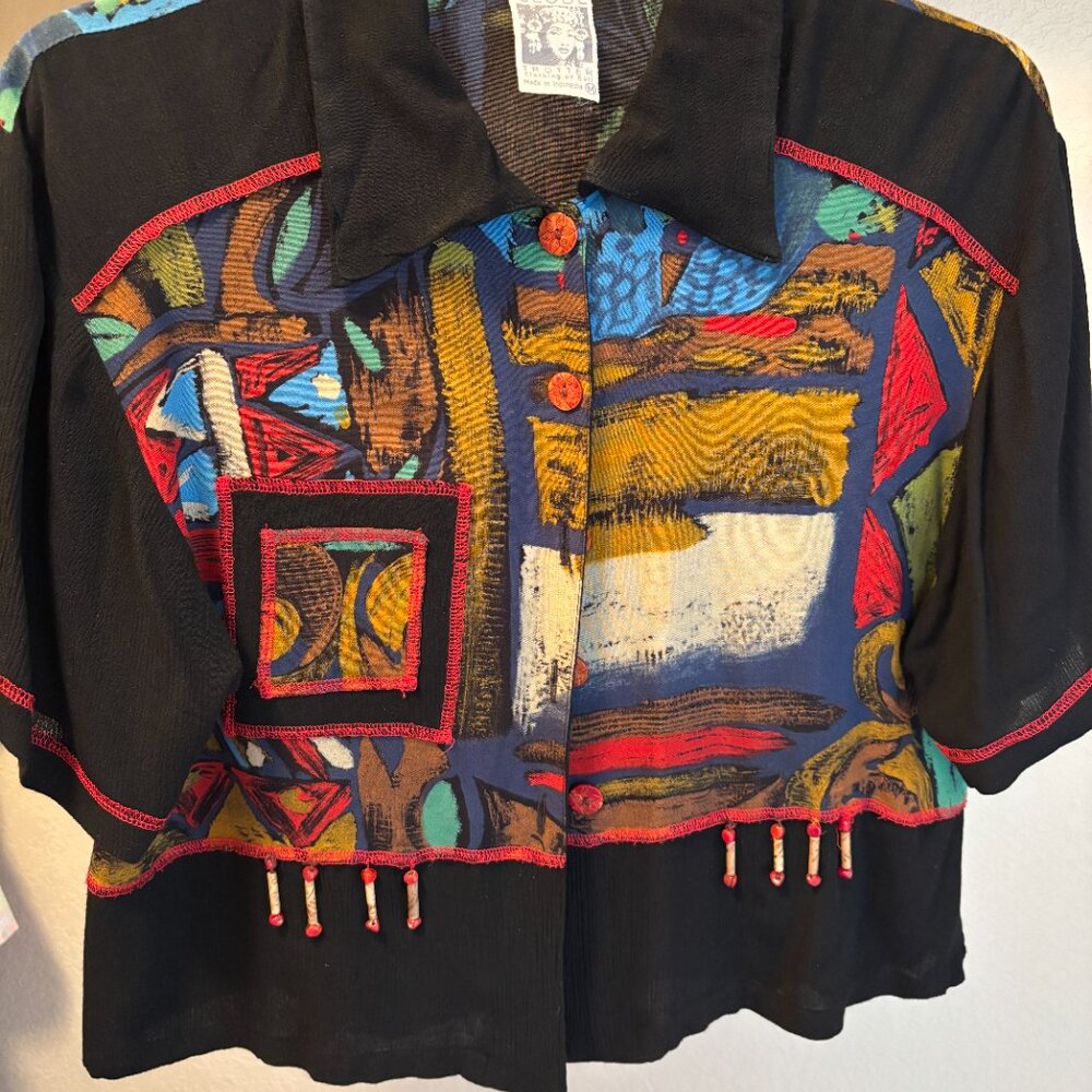 Globe Trotter Clothing of Bali jacket/blouse Original design